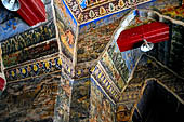 Paintings on the wall of the outer cloister of the Mahamuni Paya, Mandalay, Myanmar